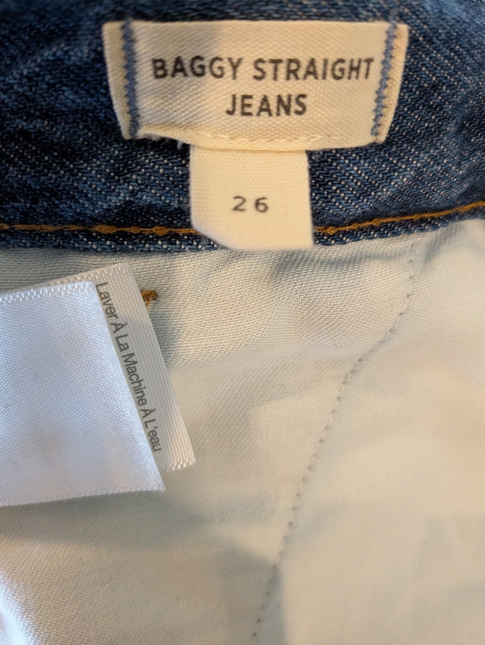 Madewell The Harlow Wide Leg Jean in Fairson Wash Size 26 Baggy Straight Denim - Picture 14 of 16